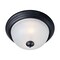 Maxim Essentials 3-Light Flush Mount 5842FTBK - alternate 1